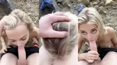 Trippie Bri Beach Blowjob With Cum Swallow [video]