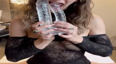 Stephinspace Nude DP Dildo Fuck