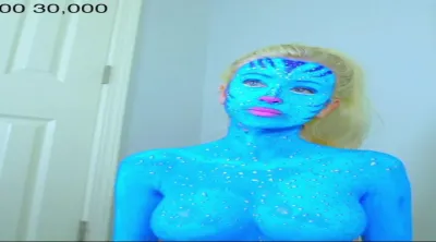 MSFIIIRE Nude Cosplay Avatar body painting 18+