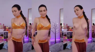Alinity Princess Leia Striptease Video Leaked