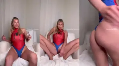 Csblondebombshell Nude Spider Girl Dildo Play Video [video]