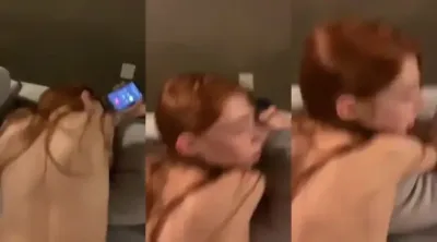 getting that BBC while on call with boyfriend