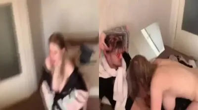 russian girl bangs multiple guys