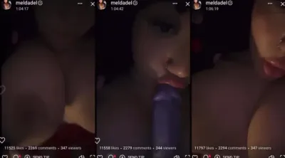 Meldadel Leaked Sucking Dildo Orgasm