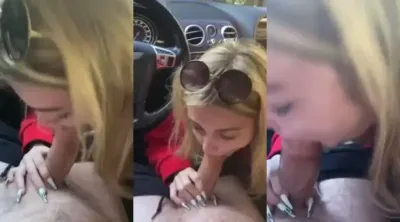 came in her mouth in a parking lot