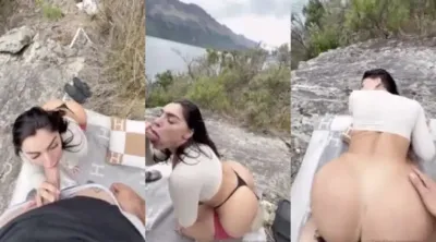 Emily Rinaudo Outdoor Picnic Sex OnlyFans Video Leaked