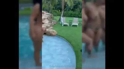 Blahgigi Nude pool party leaked video