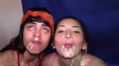 Latina puke swapping