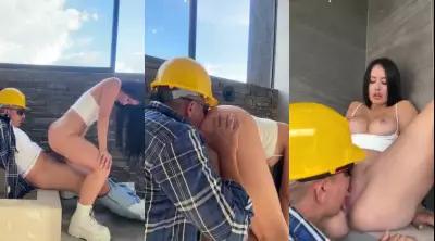 Kathrin Nude Construction Cunnilingus OnlyFans Video Leaked