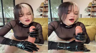 Peachjars Jerk Off Instructions JOI Latex Onlyfans Video The Nudes Bay