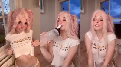 Belle Delphine Nude Naughty Wet T-Shirt Onlyfans Set Leaked
