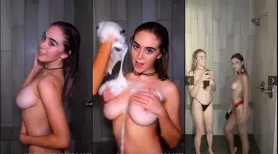 Grace Charis nude shower with her friend Shake XXX Vid