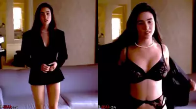 Jennifer Connelly Nude Scenes From Mulholland Falls Colorized