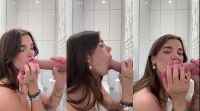 Arikytsya Wall Dildo Blowjob POV Video Leaked