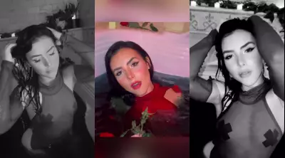 Andrea Botez Nipple Pasties Wet Bodysuit Video Leaked