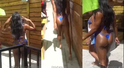 Qimmah Russo Sexy Thong Bikini Onlyfans Video Leaked