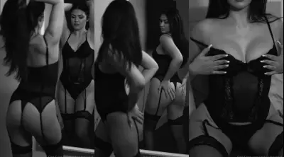 Mikaela Pascal B amp;W Lingerie Stockings Onlyfans Video Leaked