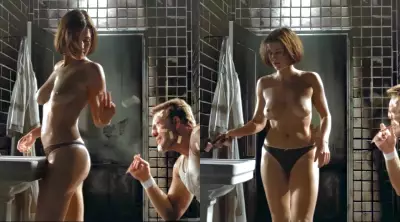 Carla Gugino Nude Scenes From Sin City Colorized